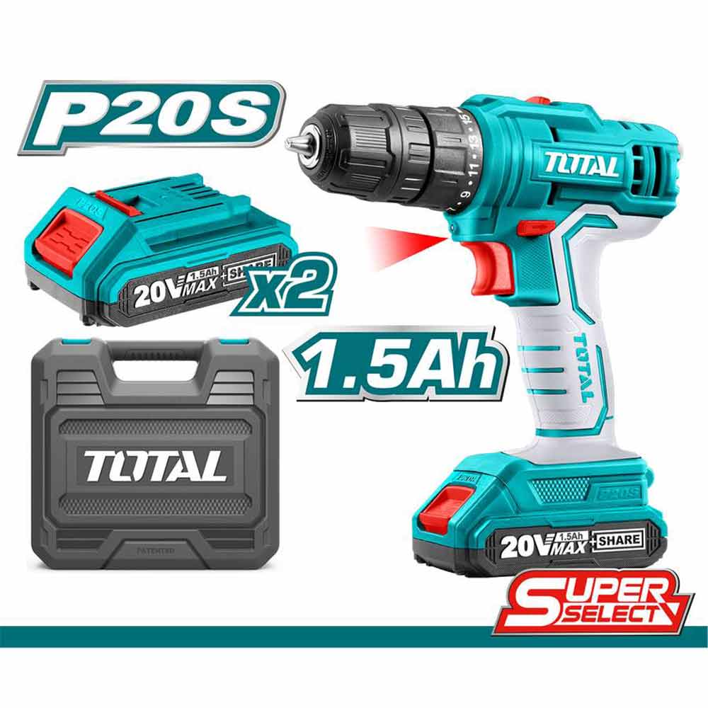 Trapano Avvitatore A Batteria Parkside 20V - Kit 73 Pezzi Con 2 Batterie E Accessori - Foto 10