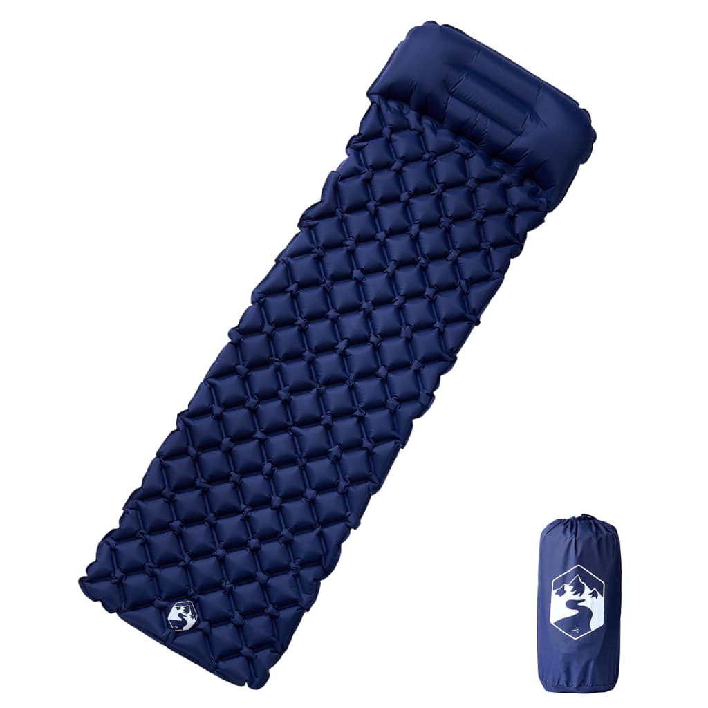 Sea To Summit Almohada Aeros Premium Pillow R - Oreiller Gonflable De Camping Ultra Confortable - Bleu Marine