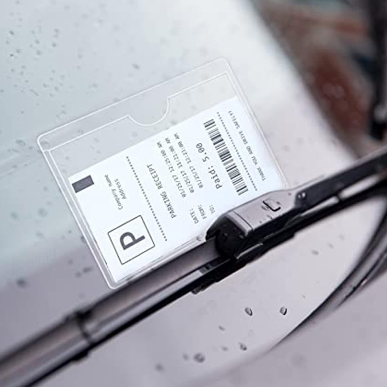 CLIPS PORTE-CARTE DE Permis De Stationnement Facile à Installer Voiture