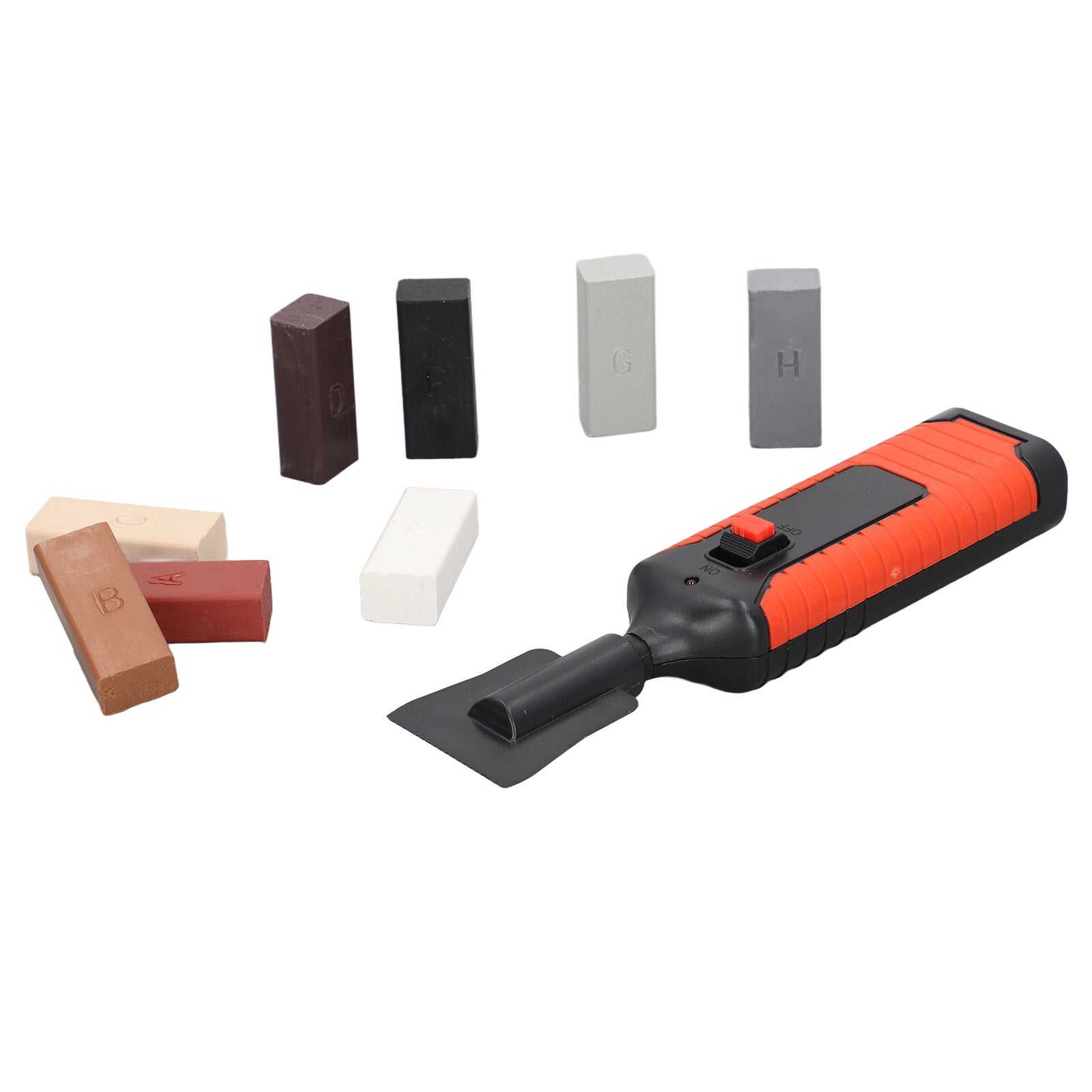 Bolígrafo de calor eléctrico para reparación de azulejos, juego de bloques de cera, herramientas de reparación de grietas para piedra y porcelana - 7