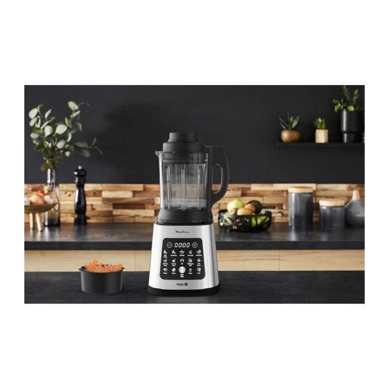 Blender chauffant - MOULINEX LM83SD10 Perfectmix Cook - 1400 W - 10 programmes auto - Lames amovibles - 5
