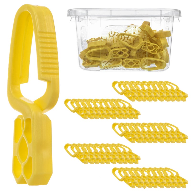 KLAMERKI DO PRANIA SPINACZE DO BIELIZNY ŻABKI 50szt + POJEMNIK Z POKRYWKĄ