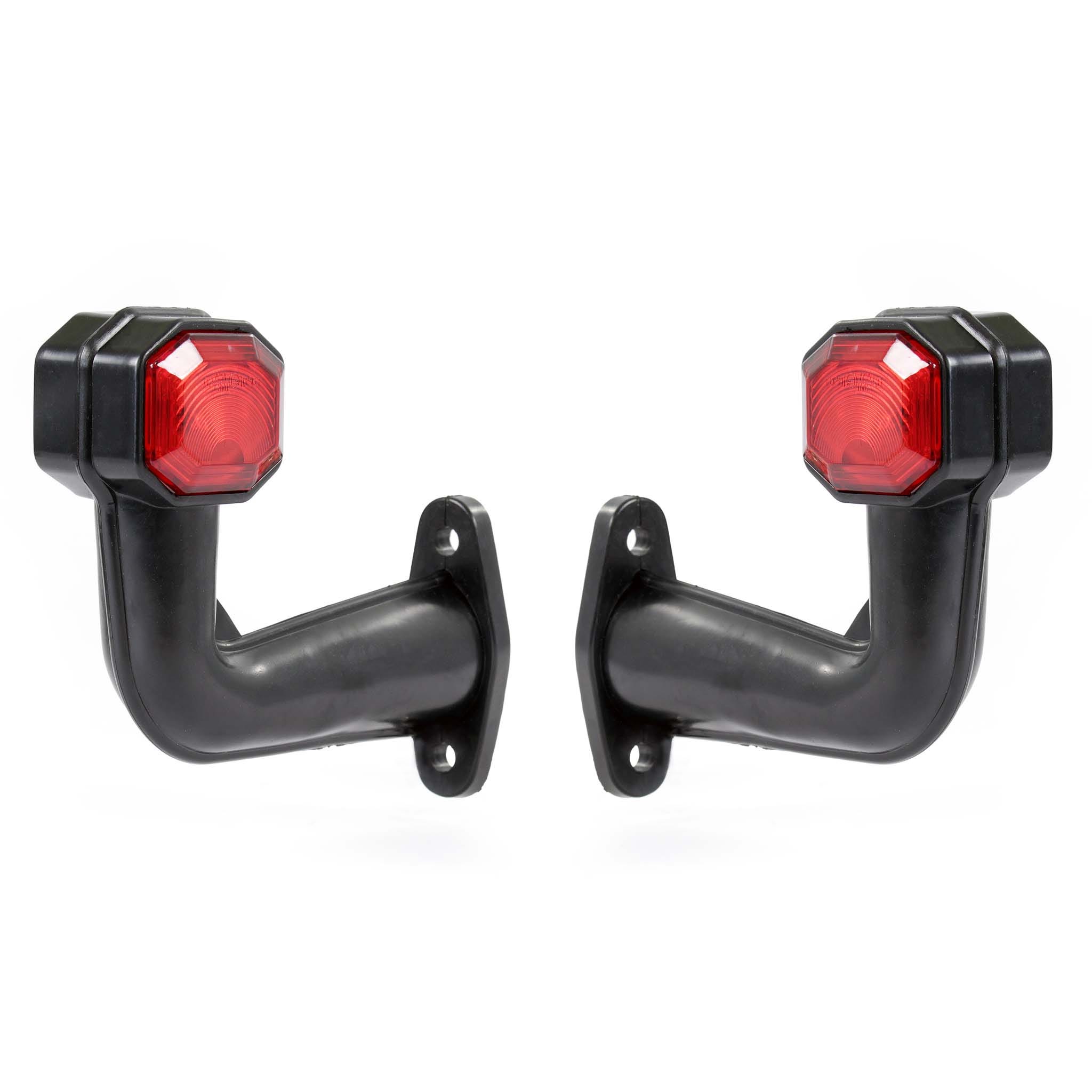 Parti per auto Set di 4 luci di posizione laterali per telaio di rimorchio colori: arancione 12 Parti per auto Set di 4 luci di posizione laterali per telaio di rimorchio colori: arancione 12