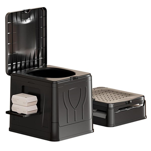 Wc Pieghevole Campeggio WC Portatile Pieghevole Per Viaggi E Campeggio - Altezza Regolabile Per Adulti E Bambini, Taglia XL Gabinetto Da Campeggio Regolabile