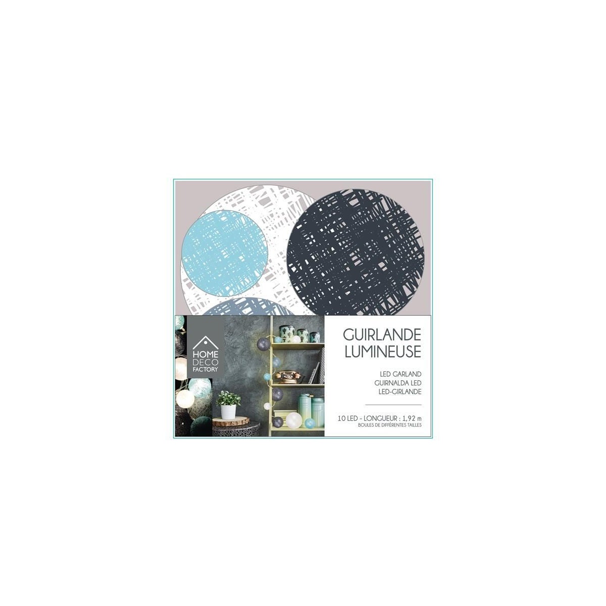 Guirlande Boules 10 Led 