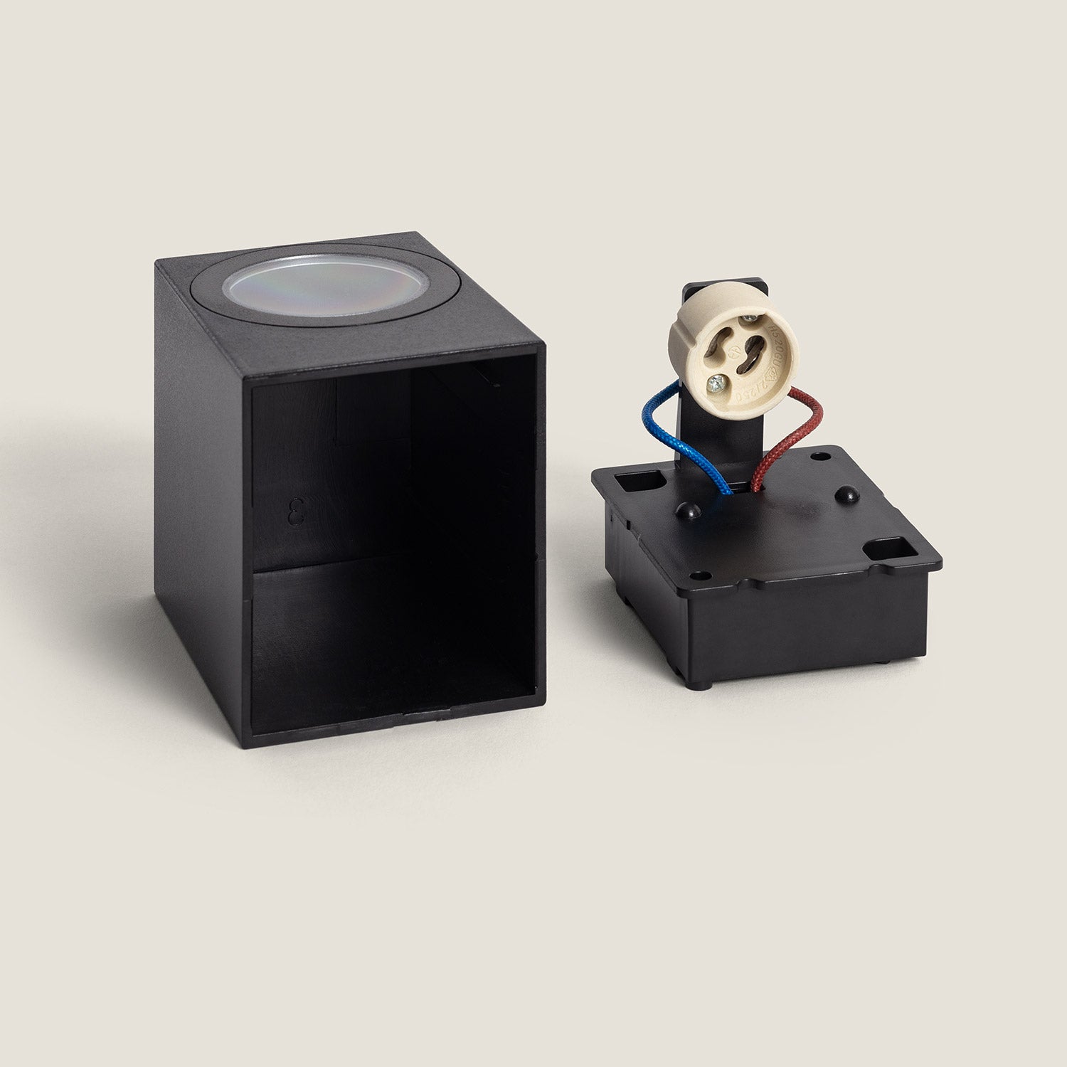 Ledkia Aplique Exterior de Pared Miseno Negro Negro - 7