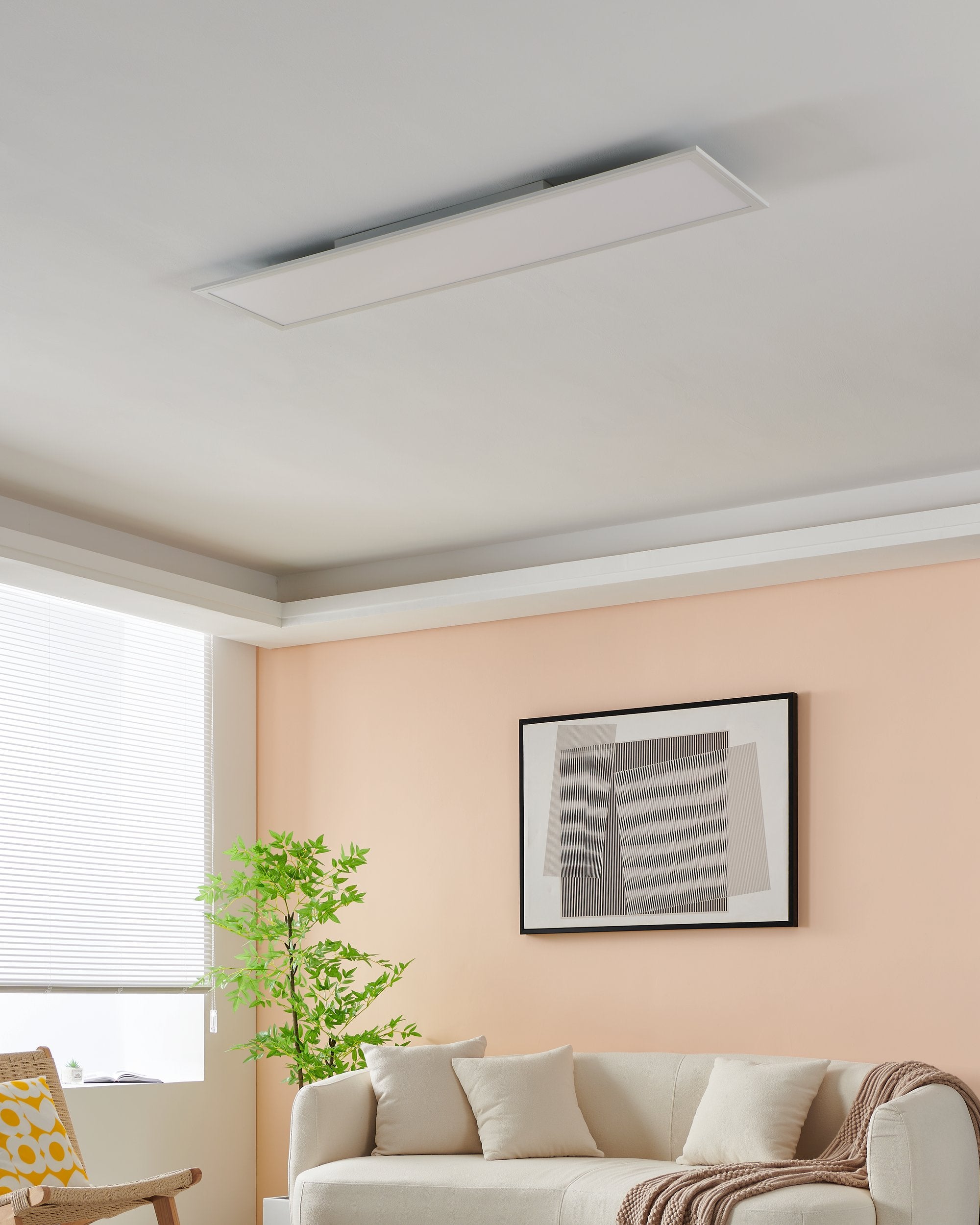 Lampada LED Salobrena-Z, Smart Home, ZigBee, app e controllo vocale, colore della luce regolabile, dimmerabile, 120x30 cm- EGLO - 5