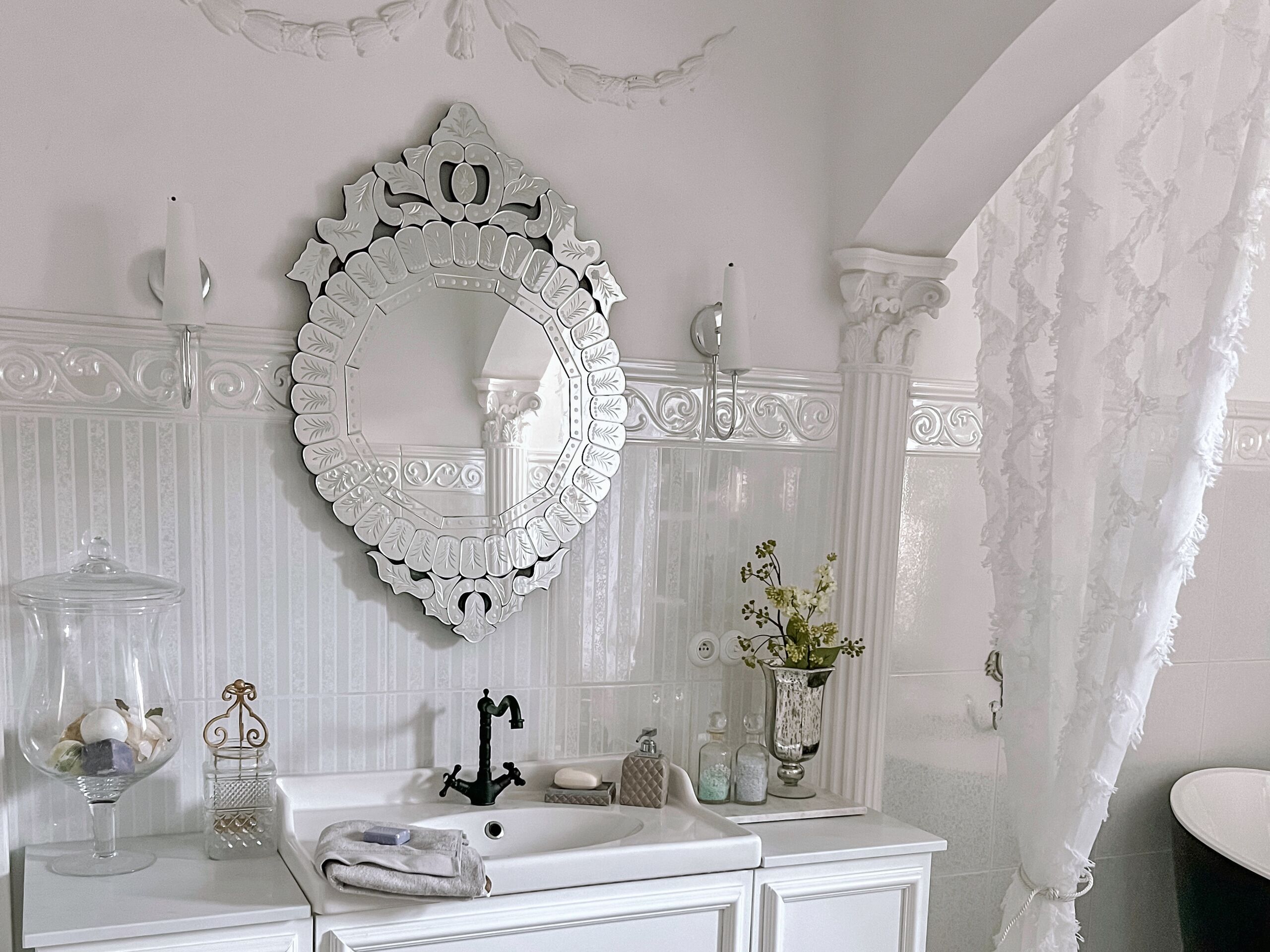 Specchio CRAON 67 cm 100 cm Argento - 6