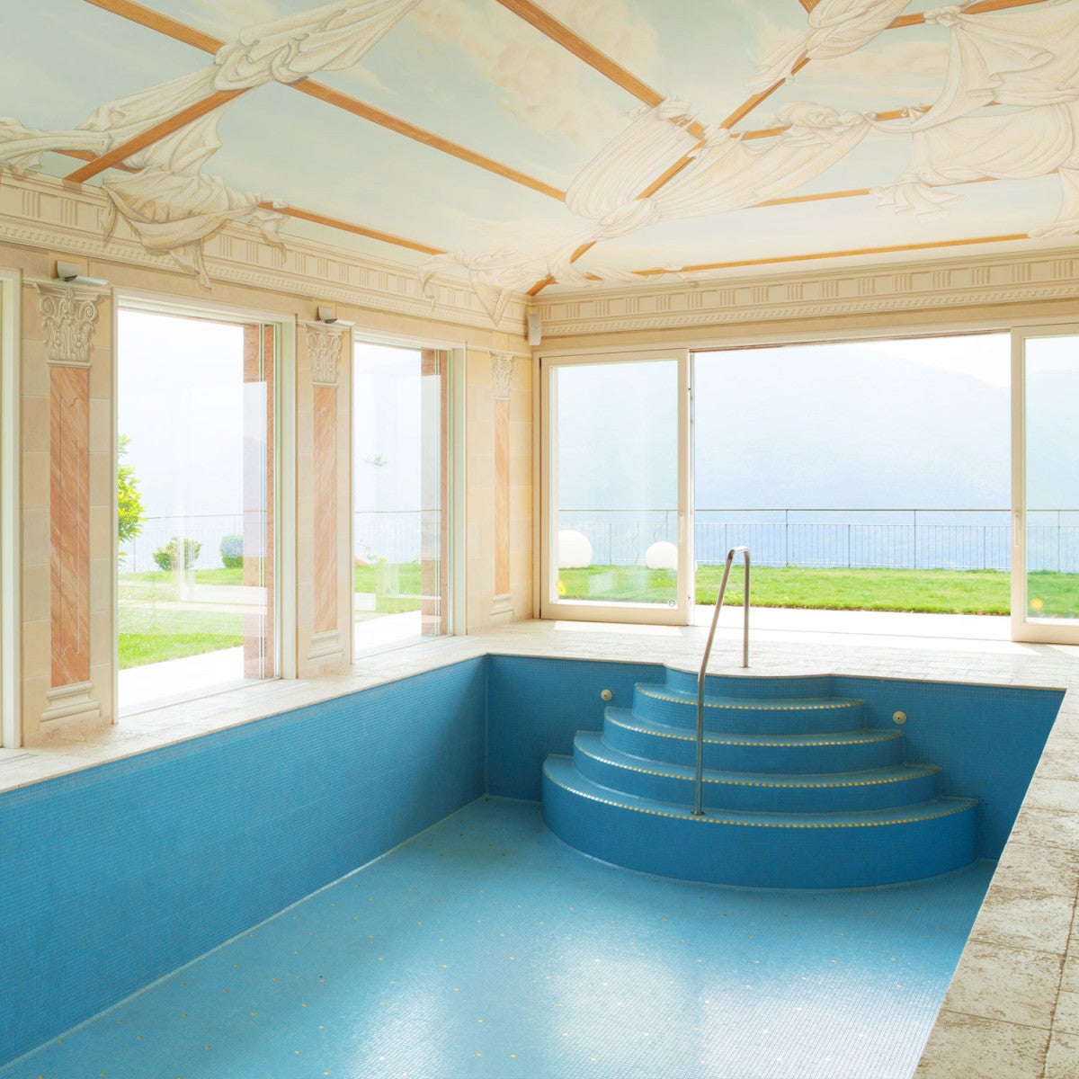 Vernice per bordo piscina, per piastrelle della piscina - ARCAPOOL - 440 - 20 kg (fino a 65m² in 2 strati) Bianco Perla - RAL 1013 - ARCANE INDUSTRIES - 8