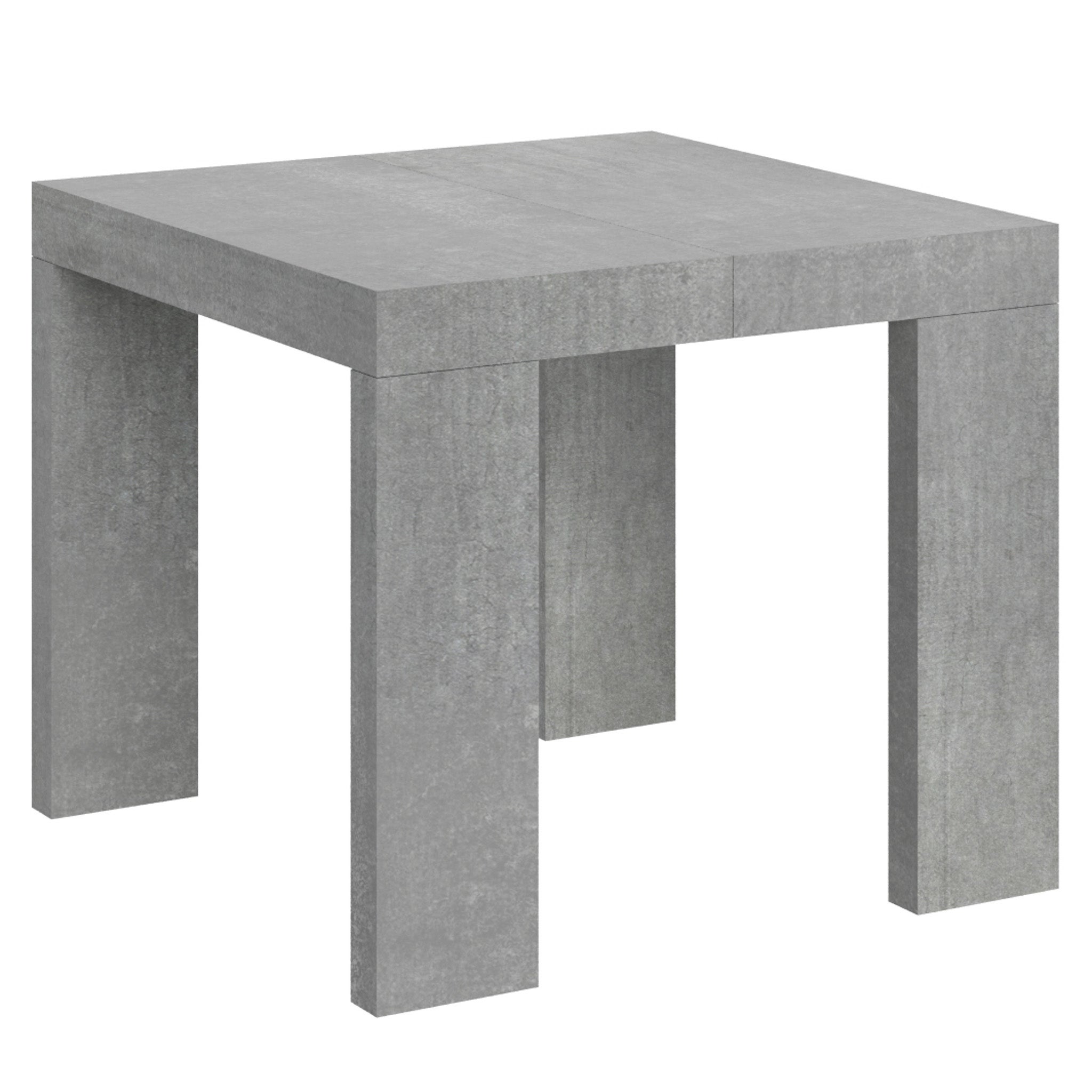 Stół rozkładany 90x90/246 cm Roxell Cement