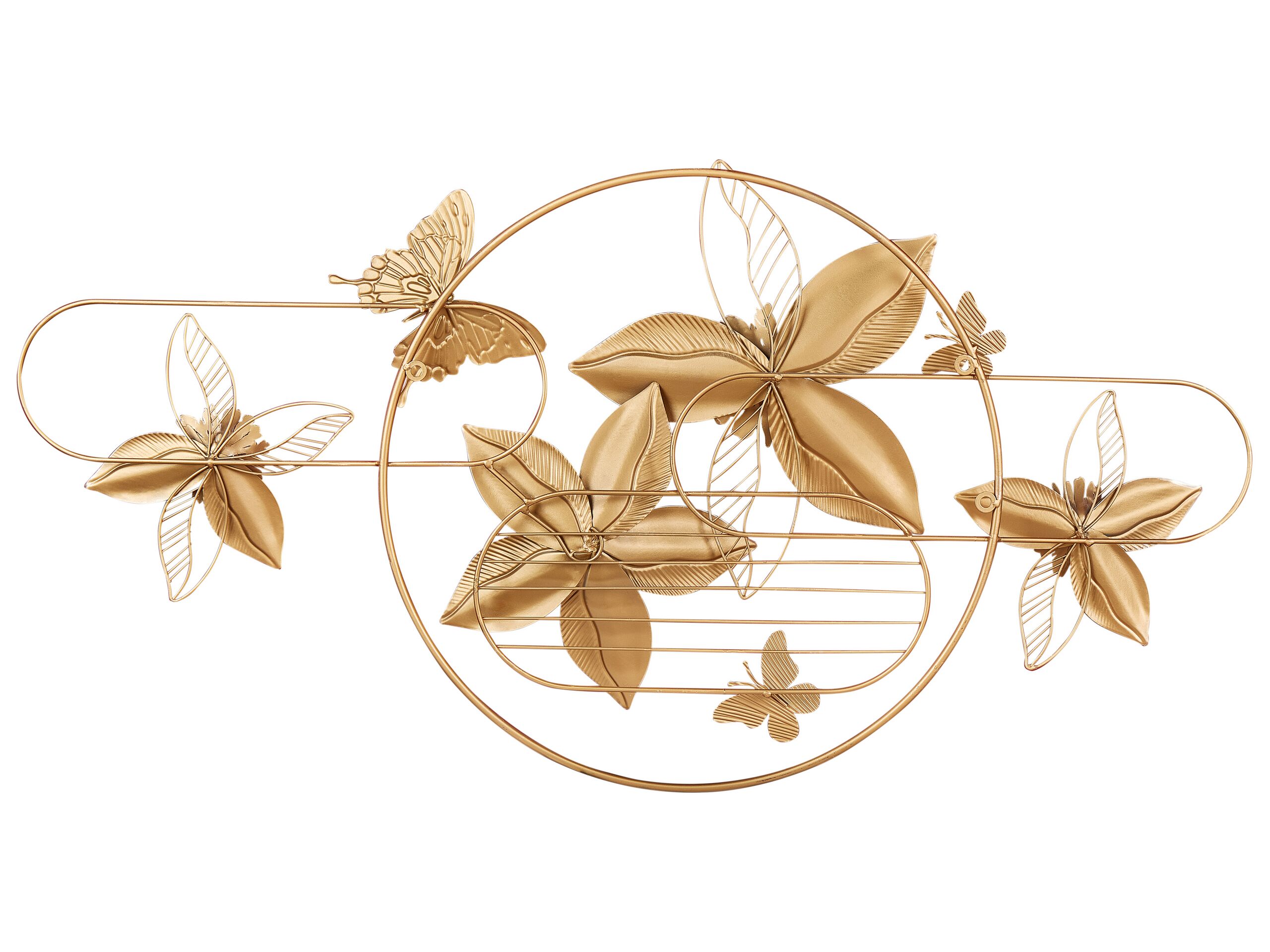 Decorazione da parete fiore TANTALUM Metallo 59 cm Oro - 4