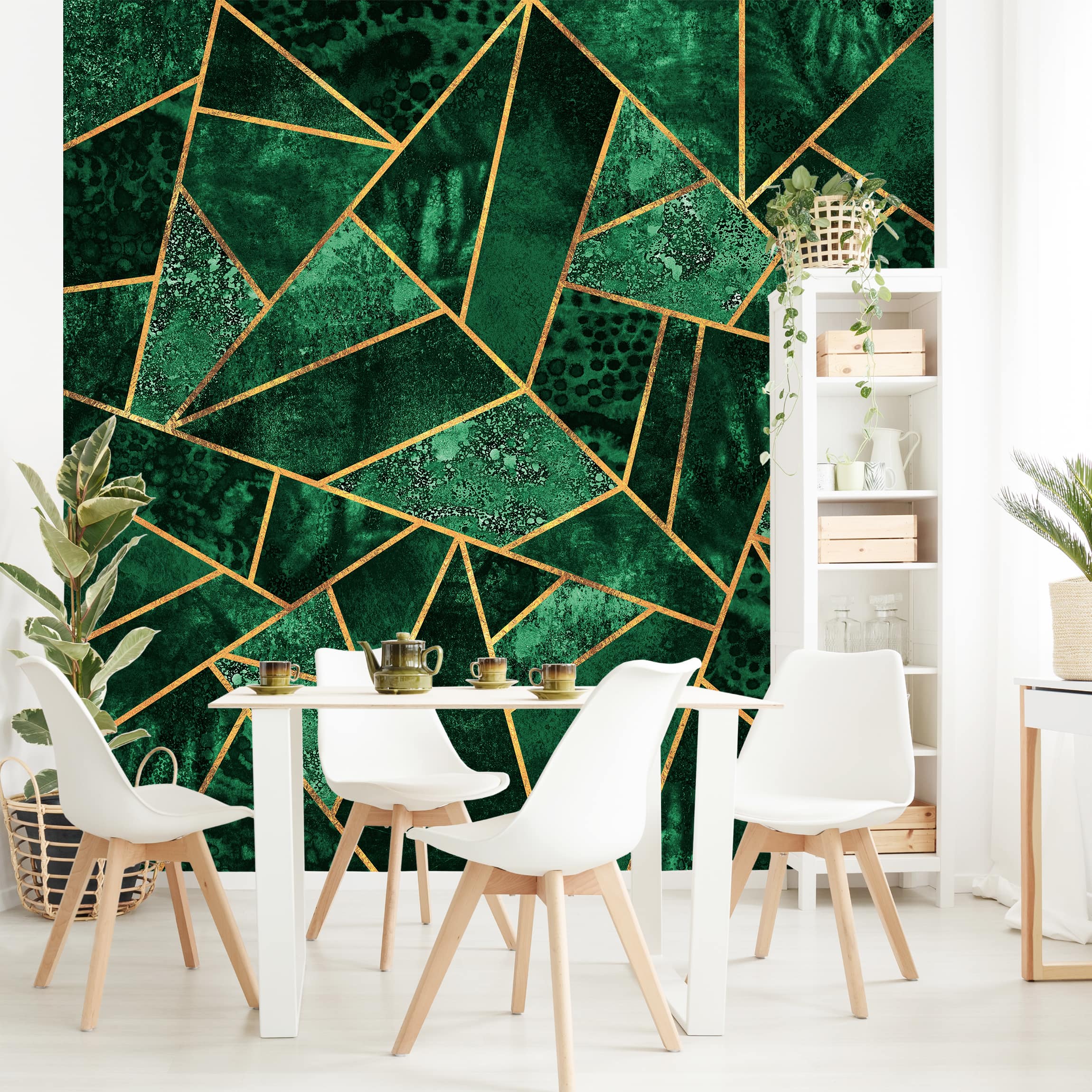 Papel pintado estampado abstracto acuarela arte estampado 198 - salón dormitorio cocina pasillo - tnt 192 x 192 cm adhesivo