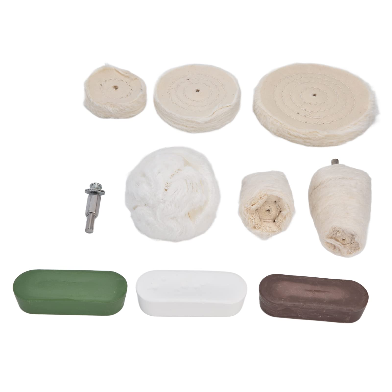 5 Pointes Polissage Coniques En Feutre Laine - Tête 6 Mm, Tige 3 Mm, Pour Outil Rotatif - 7