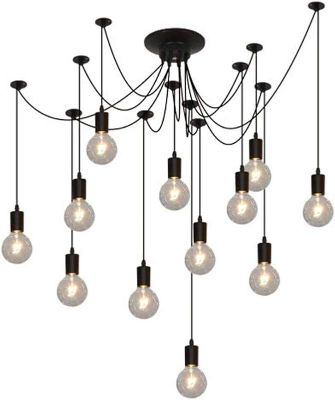 Lustre araignée vintage,luminaire spoutnik ancien - Décoration