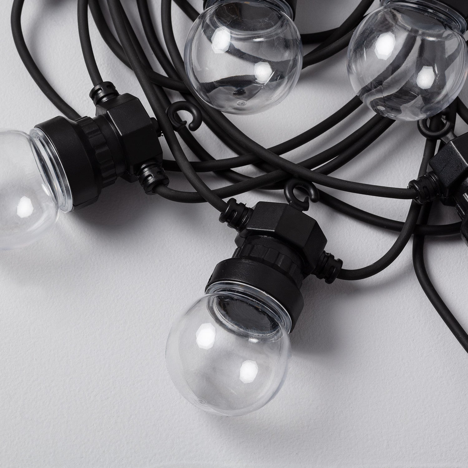 Ghirlanda LED Solare per Esterni di Lampadine Kepler 7m Trasparente | Ideale per Natale PC - 2