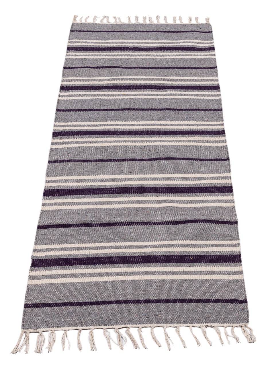 (Można prać w pralce w 30°) Kilim Oryginalny Autentyczny Ręcznie Robiony 140x57 CM