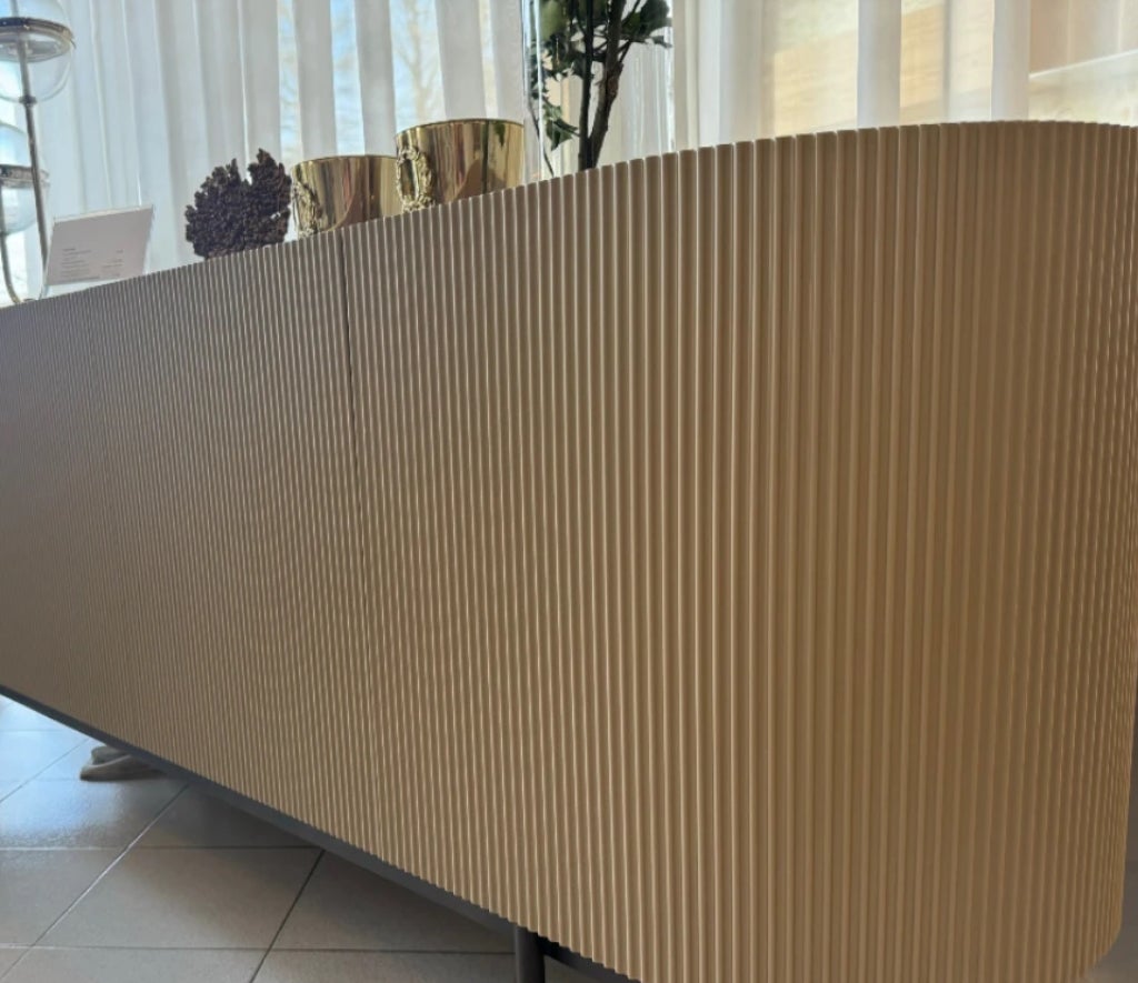 Revêtement Mural Flexible Palilleria Effet 3D Hydrofuge MDF Demi-Lune 600X2400 MM (1,44 m2/carton) - 5