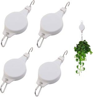 Thyonta 12 Catene Metalliche Regolabili Con Gancio, 24 Cm, Portata 5 Kg, Per Appendere Mangiatoie Uccelli, Cesti E Lanterne – Grigio - 2