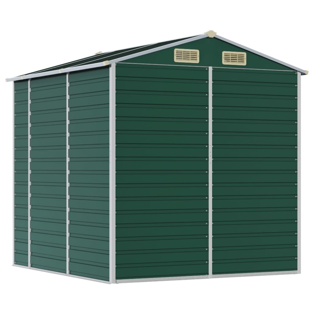 Maison Exclusive - Abri de jardin vert 191x215x198 cm acier galvanisé - 7