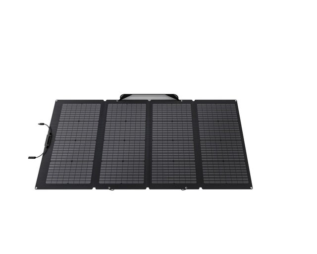 EcoFlow 50062001 Pannello Solare da 220W Pieghevole con Borsa Nero