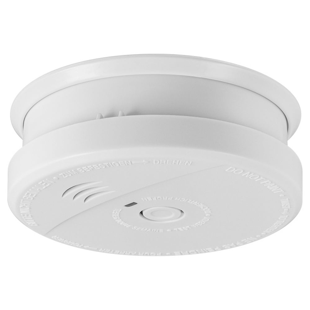Détecteur de fumée EVACUATE, autonomie 5 ans, fixation magnétique sans perçage, capteur optique, garantie 3 ans, installation plafond. - 4