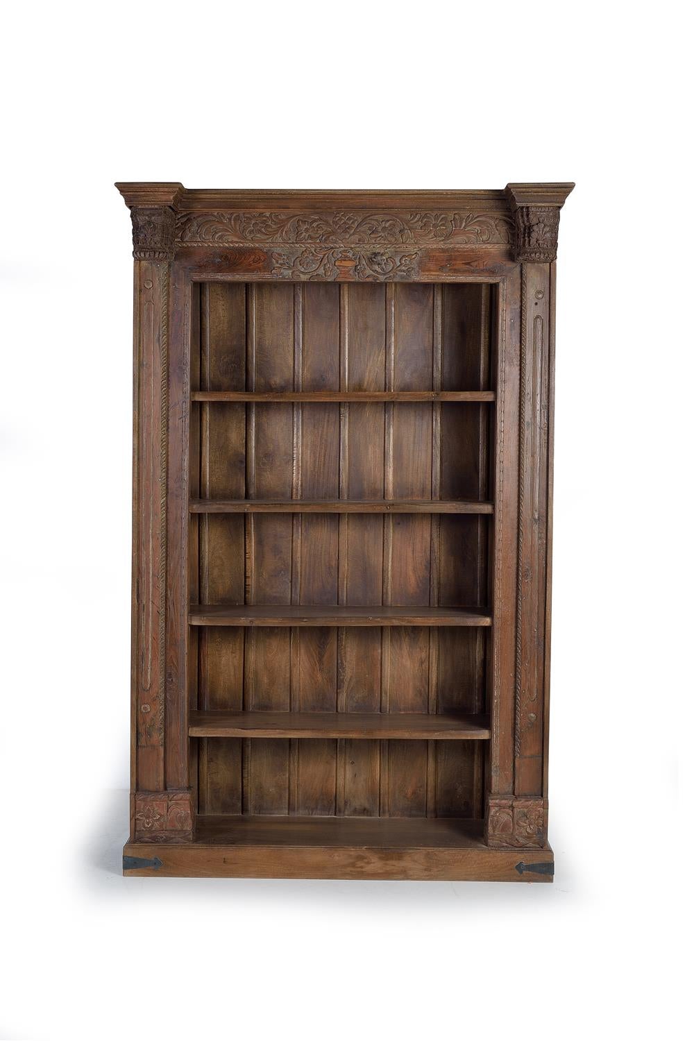Étagère Murale Western 3 Niveaux En Cèdre Rouge Récupéré – Fait Main JS Vintage Furniture