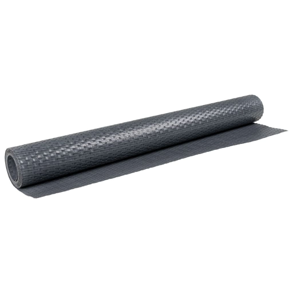Toldo para balcón de ratán sintético gris antracita 500x90 cm - COMFORTXL - 5