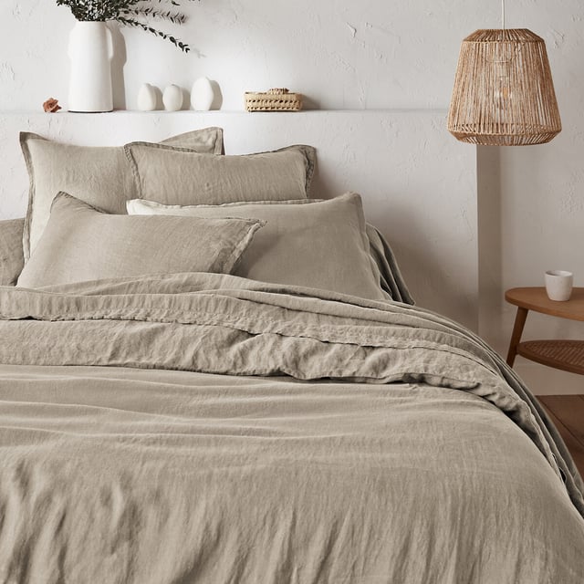 Housse de couette en lin lavé, Linot - Lin - 260 x 240 cm