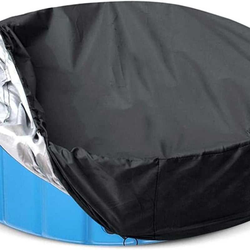 Okrągły pokrowiec z ochroną UV 122 cm – wodoodporny do basenu dla psa