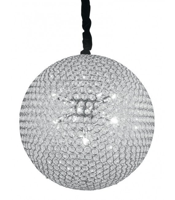 Lustre Westinghouse Chrome Et Verre Clair - E27 1 Lumière - Neuf