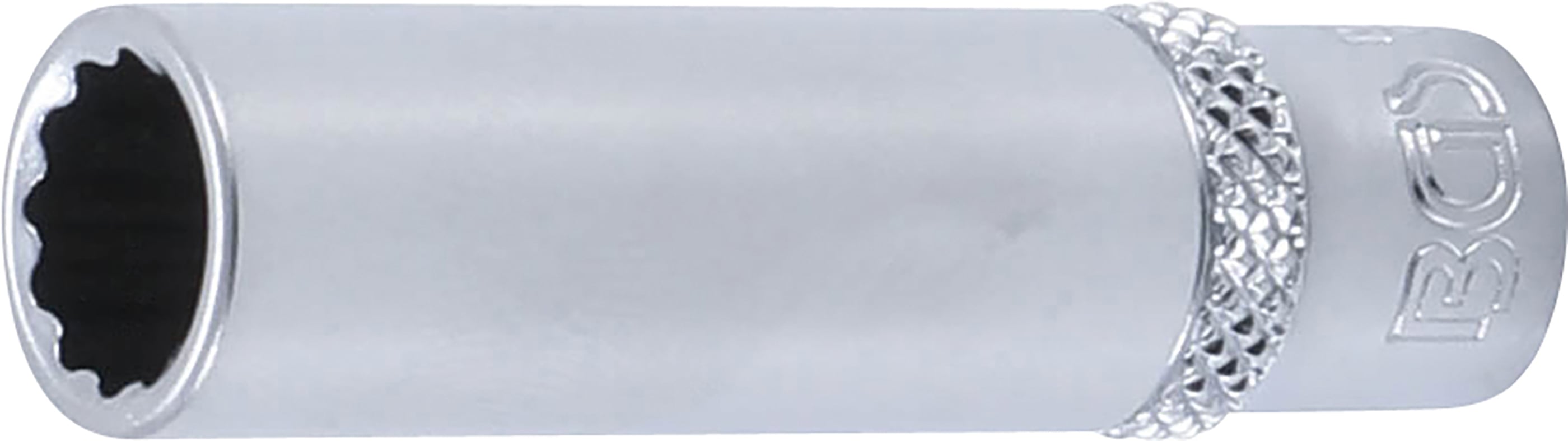 Klucz nasadowy BGS, dwunastokątny, głęboki, napęd kwadratowy wewnętrzny 6,3 mm (1/4"), SW 9 mm - 10709