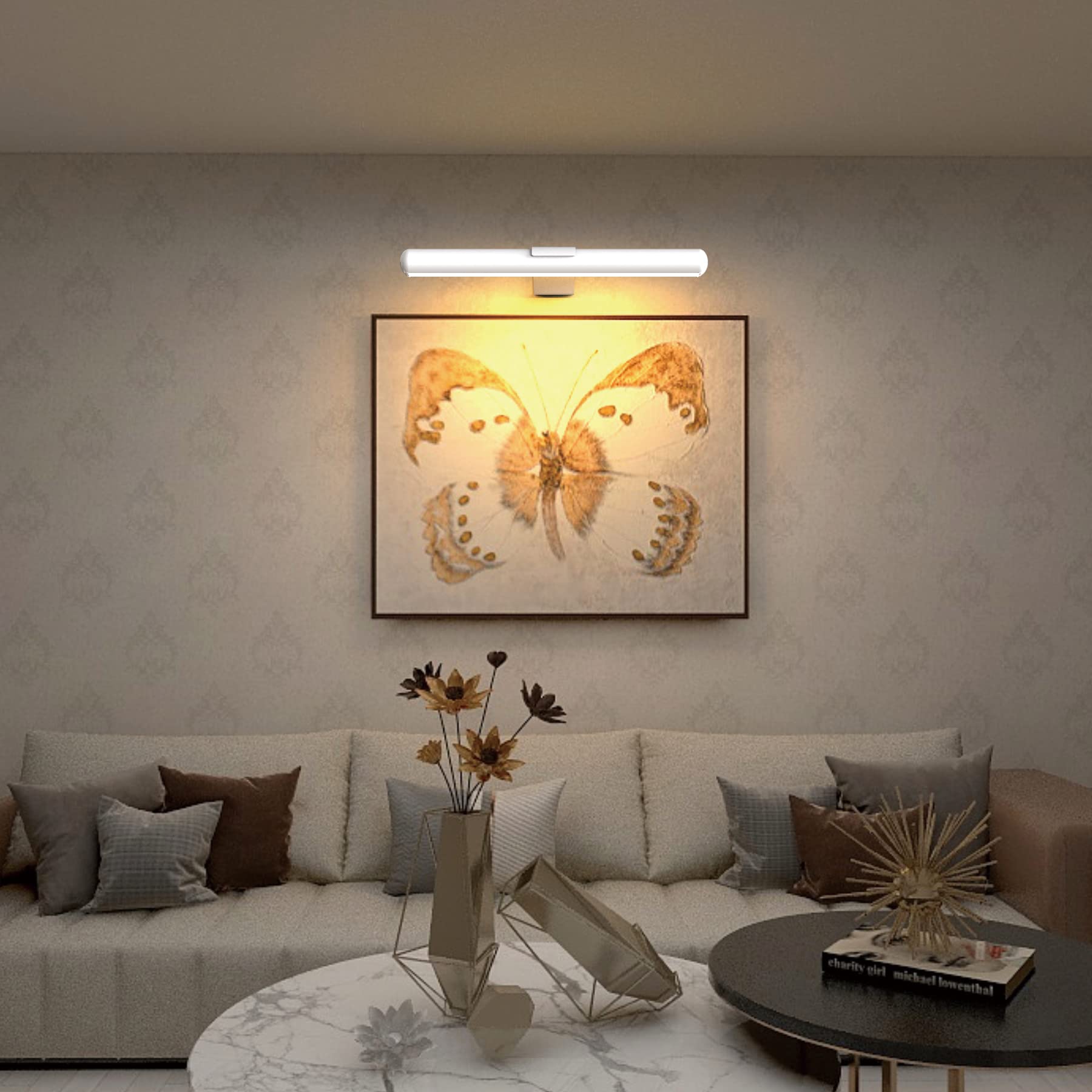 Lampada Per Quadri Starxing Ricaricabile - Con Telecomando, 30 Cm, Nero - Foto 2