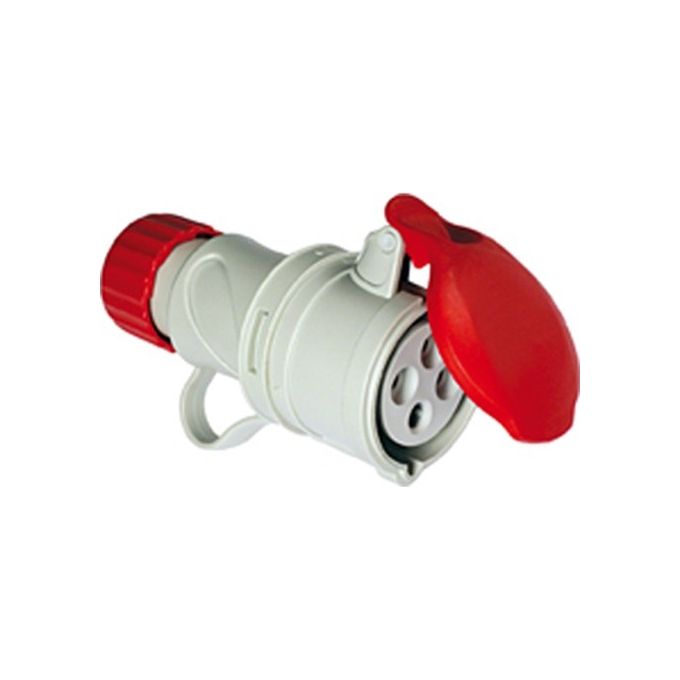 Draper 03141 Presa Da Cantiere IP44 230V 32A, Spina A Prova Di Spruzzi Per Esterni E Cantieri