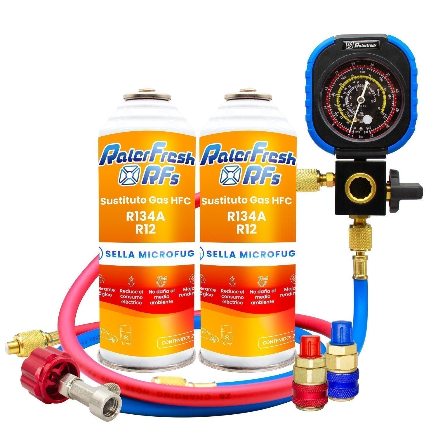 Gas R12 2 Gas Refrigerante Ralerfresh RFs para aire acondicionado de coche o ...