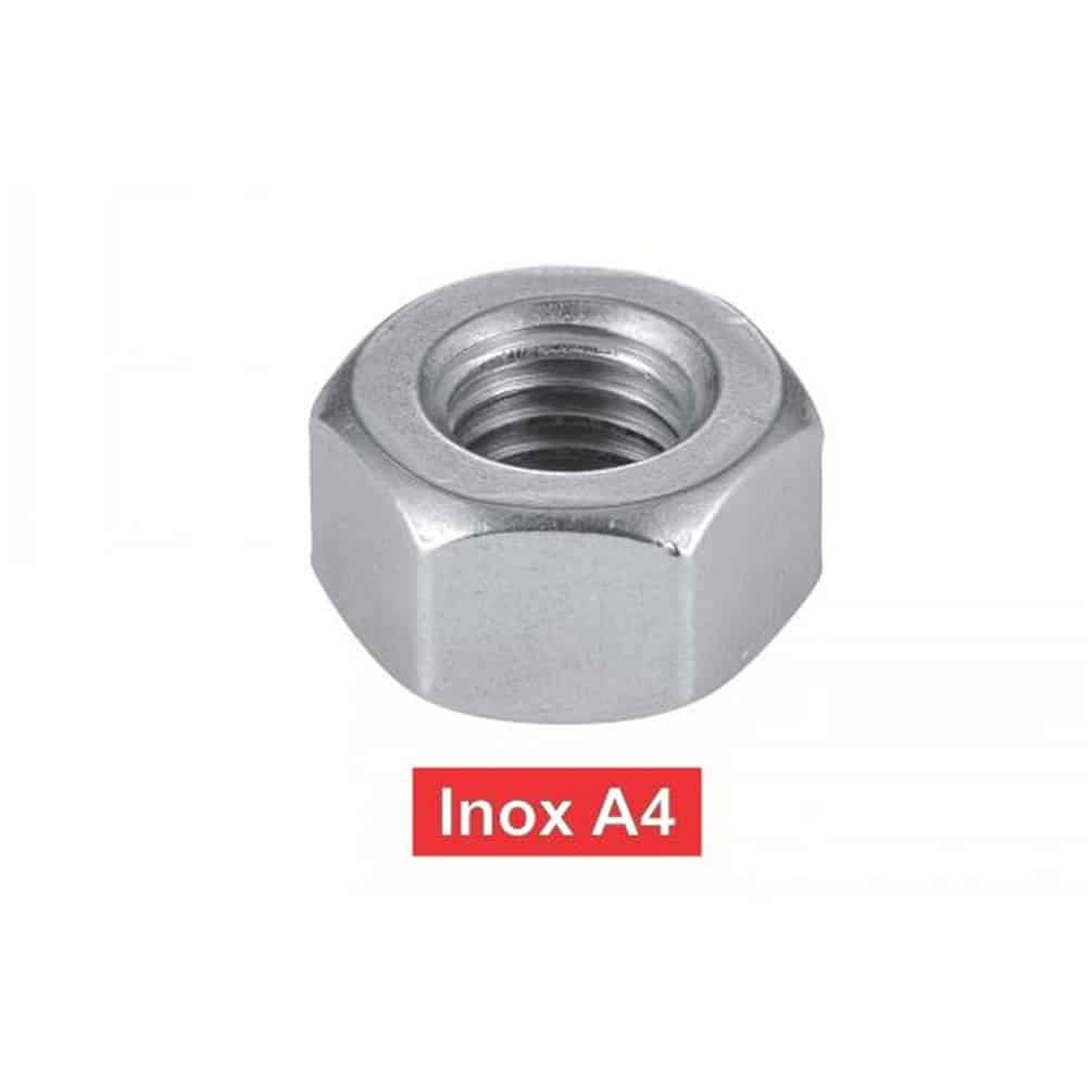 25 Ecrous Hauts M égal D M24 mm - HH - UNI 5587 - Inox A4 - D-Work ...