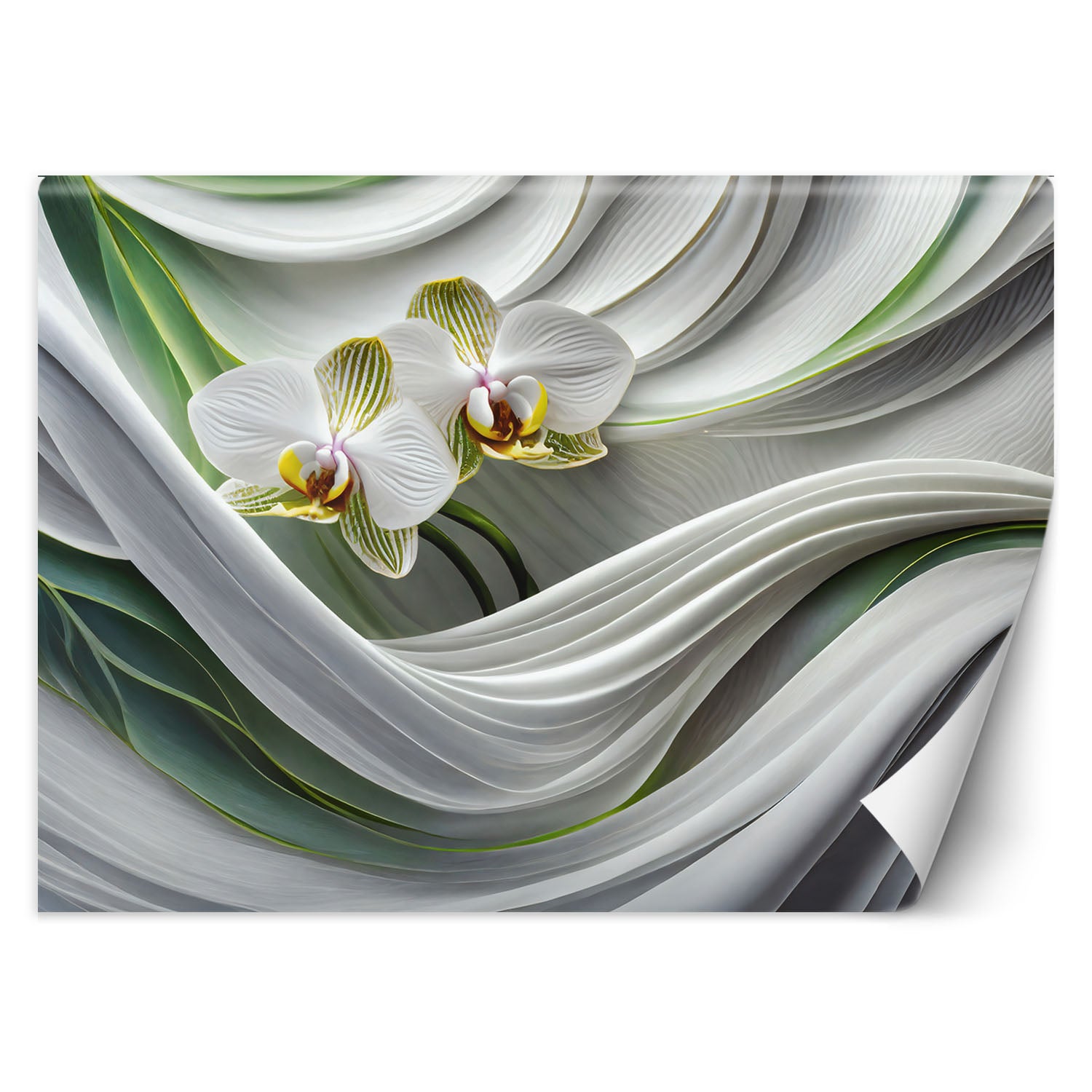 Fototapeta, Orchidea abstrakcja 3D 200x140