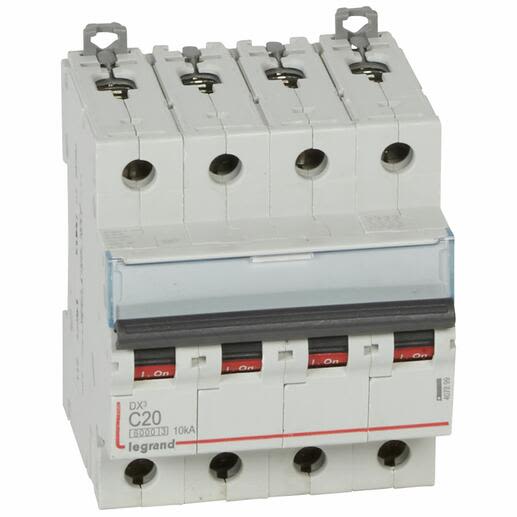 Legrand - Disjoncteur 25A 4P courbe C 400V~ - 407900 - 3
