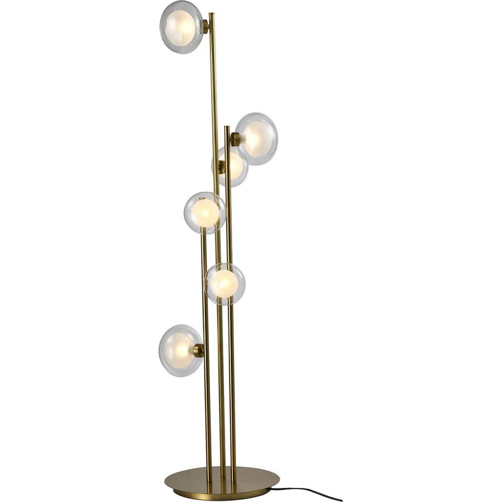 LAMPE DE SOL DORÉ DIAMÈTRE 38 CM