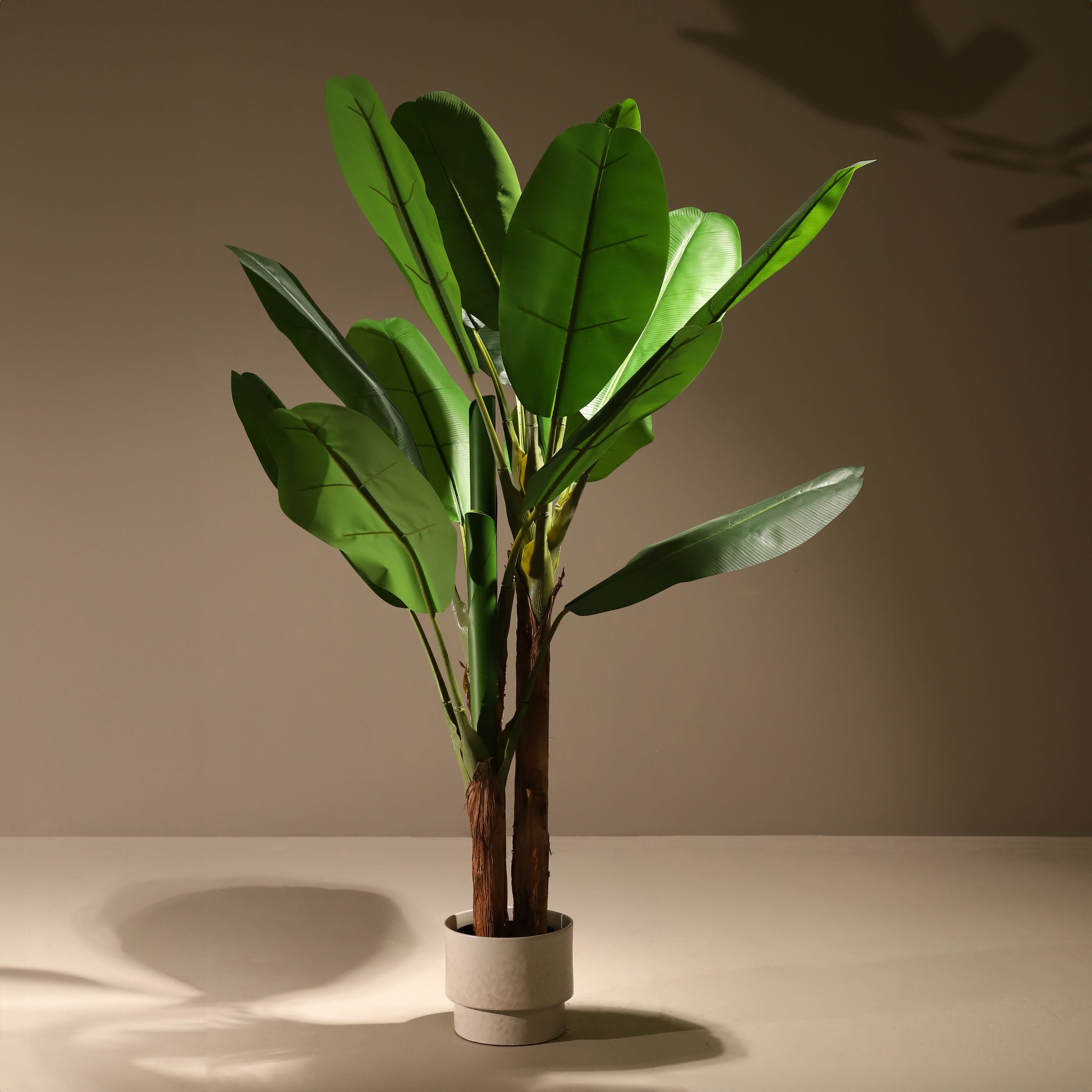 Planta artificial Bananera Marrón y verde 180 cm | Naturing Monde - Para interior - Tronco natural - En maceta - 2
