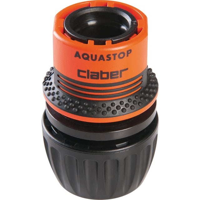 Raccord rapid universel aquastop - Ergogrip - Claber - Tuyau Diamètre 13 mm / 15 mm / 19 mm