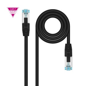 Cavo Ethernet CAT-7 Mumbi 3 Metri – Nero, Super Veloce 10 Gbps, RJ-45 Maschio-Maschio