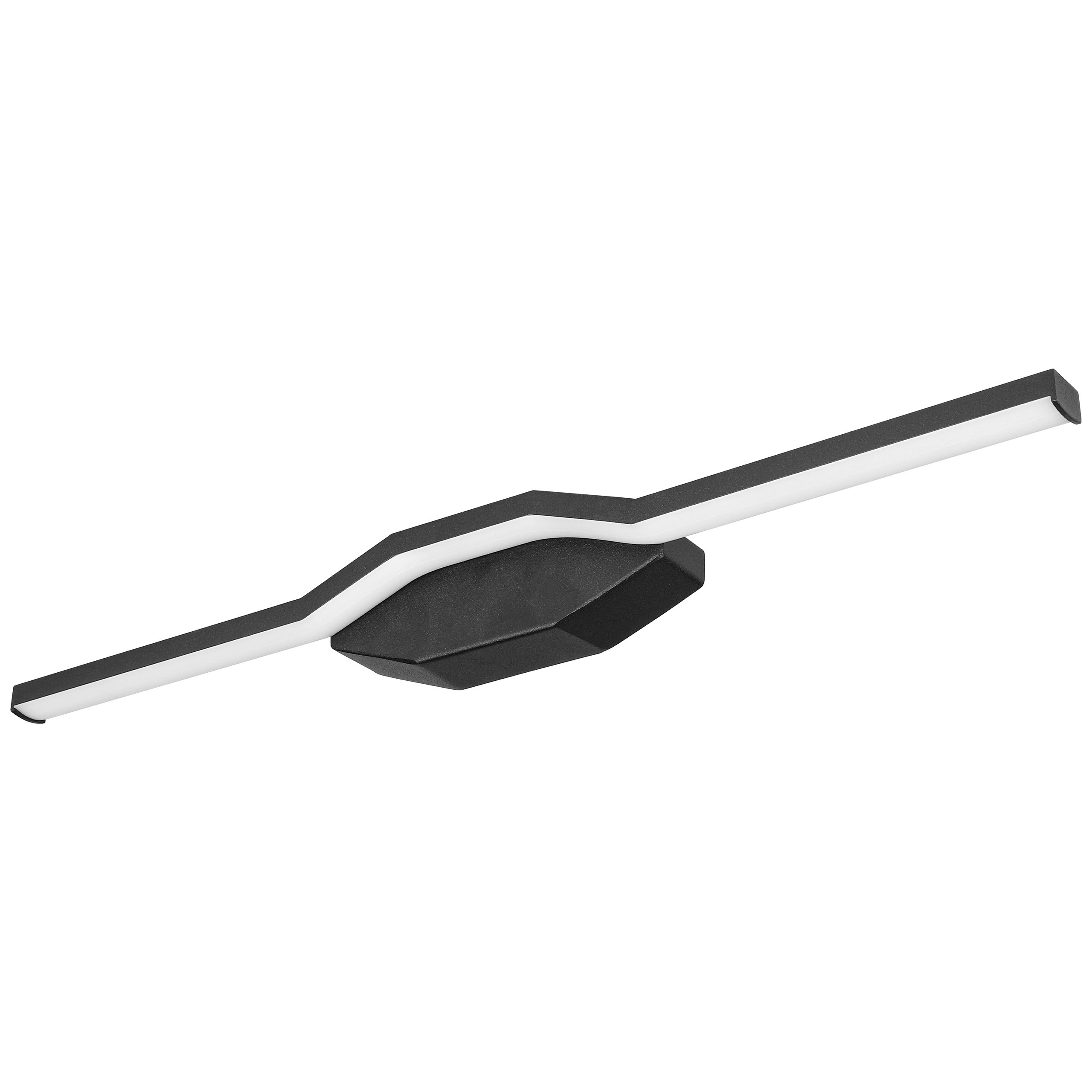 Kinkiet lampa ścienna LED Milka 10W 50cm neutralna biel 4000K 1100lm obrazowy czarny MasterLED