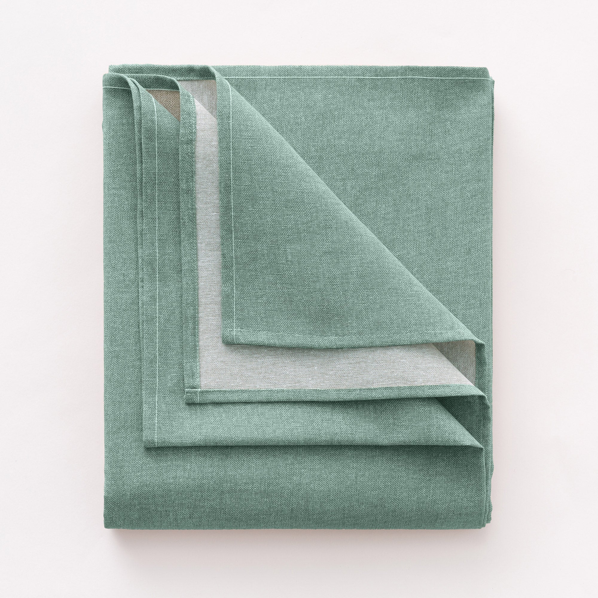 Obrus plamoodporny bawełniany, miękki w dotyku, gładki akwamaryna 140x180 cm - 5