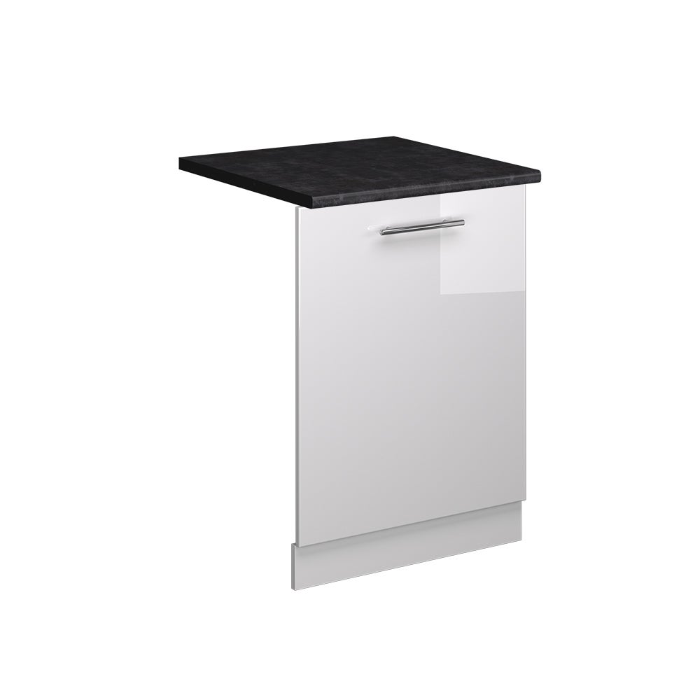 Vicco Panel przedni zmywarki Fame-Line, Biały wysoki połysk, 60 cm , BP Antracyt