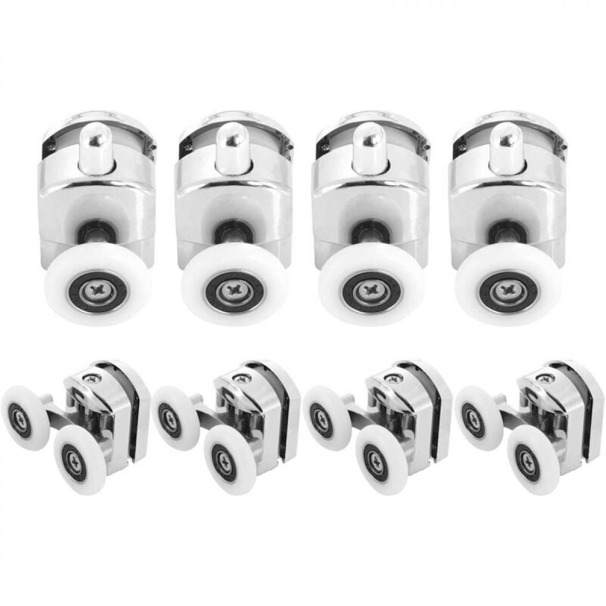 Ruedas para cabina de ducha, juego de 8 piezas. KK9646 Ruedas para cabina de ducha, juego de 8 piezas. KK9646