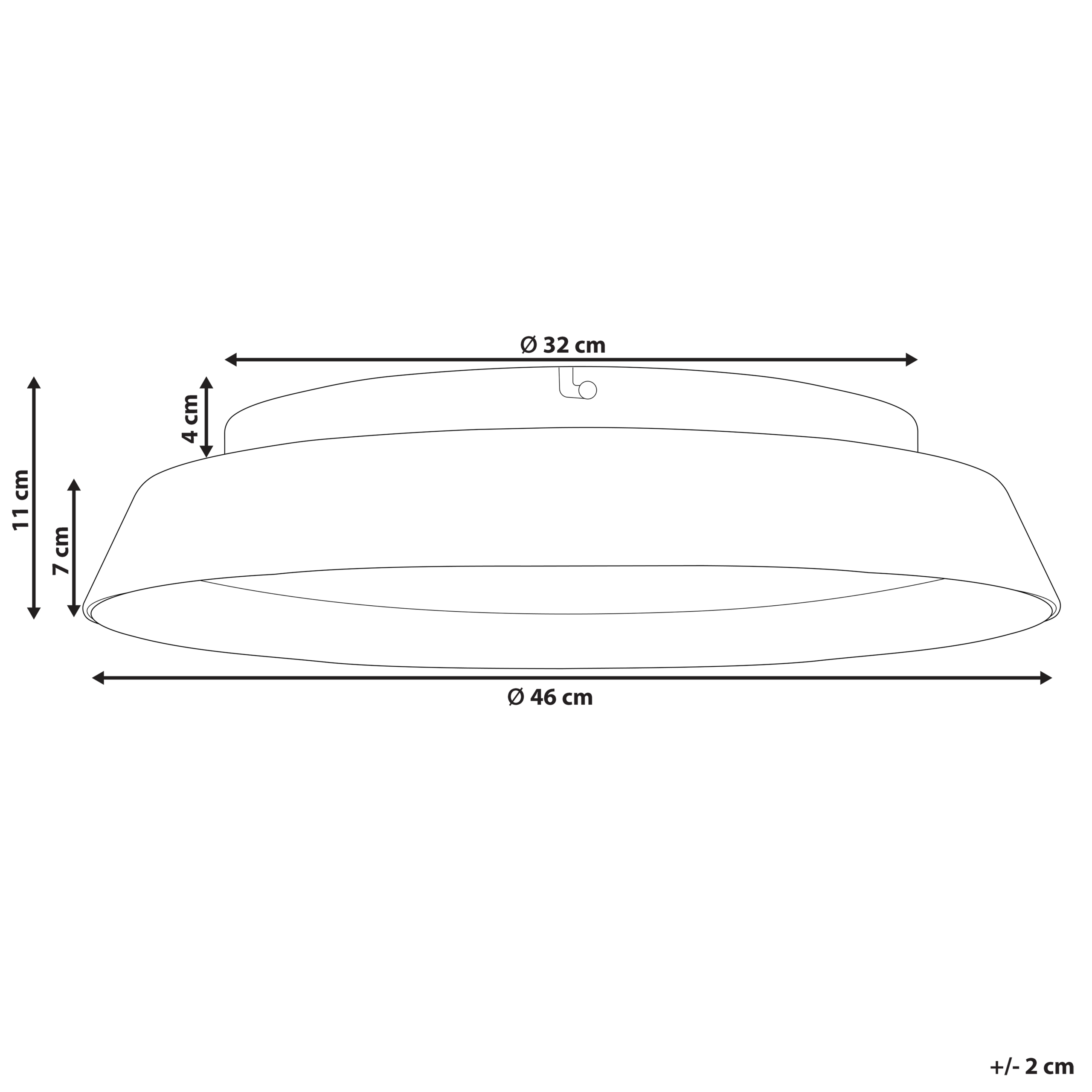 Lampadario a LED BILIN Metallo Nero - 3