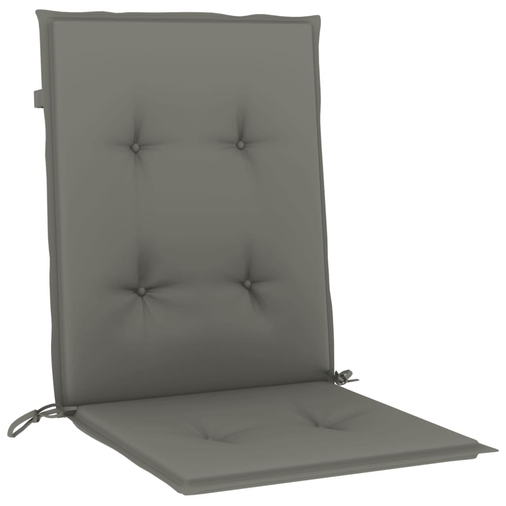 Maison Exclusive - Cuscini Sedia ScMaison Exclusive - ena Bassa 4 pz Grigio Mélange 100x50x4 cm - 4