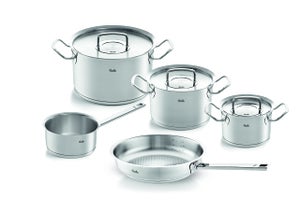 Fissler Pure Collection Set Pentole 4 Pezzi – Acciaio Inox Made In Germany, Adatte A Induzione (3 Pentole + 1 Padella) - 3