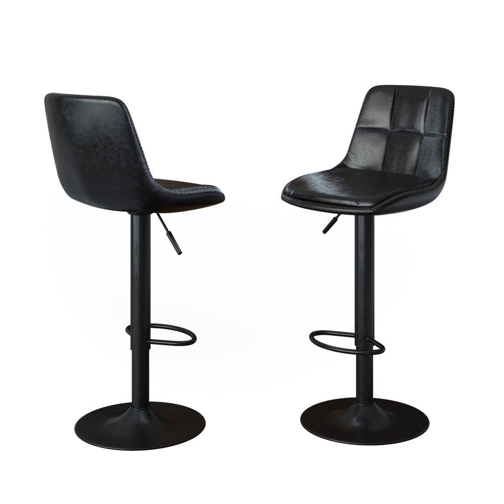 Vicco Taburete De Bar Conjunto De 2 Sena, 38.5 X 86 Cm Negro , Leroy Merlin