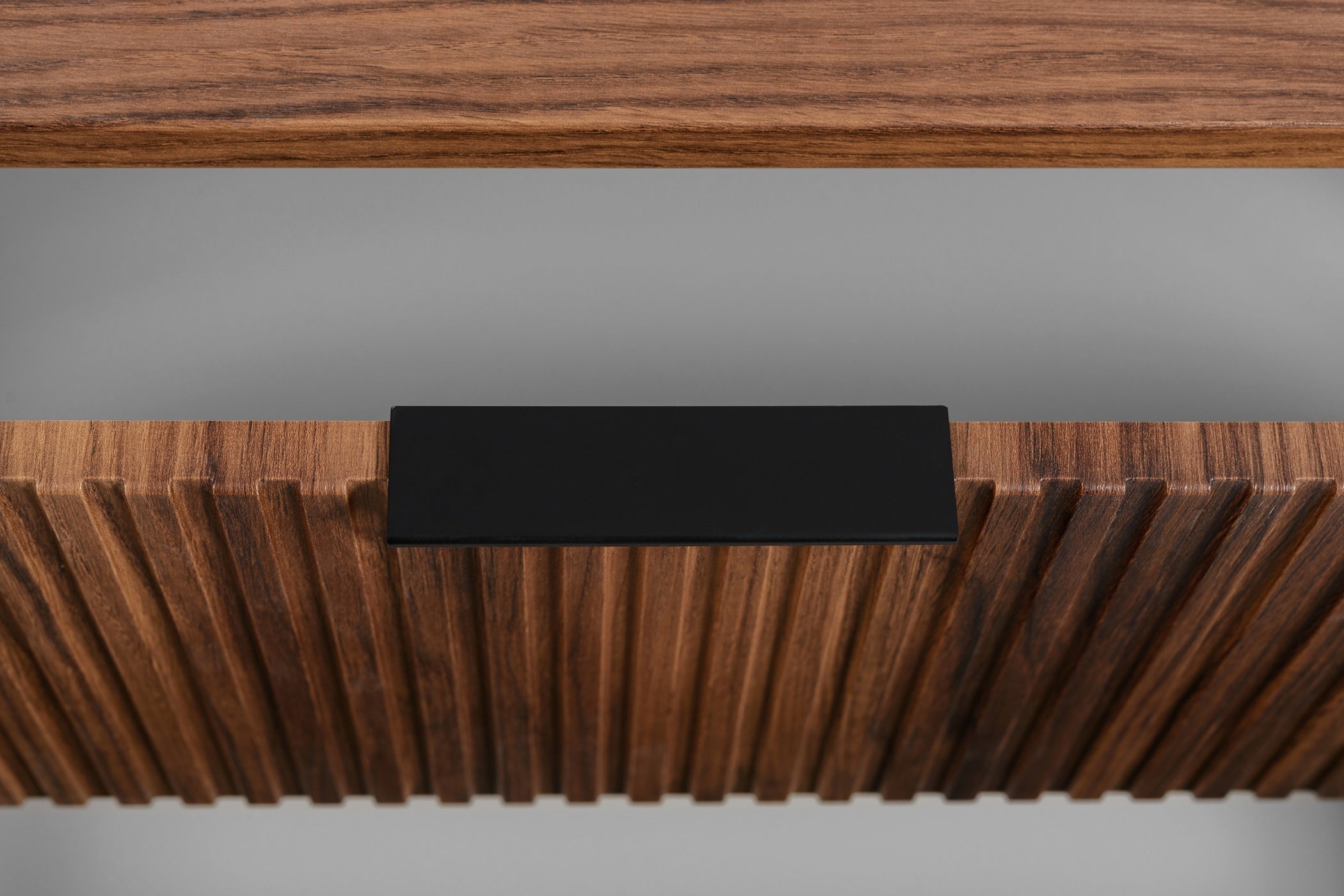 Meuble sous-vasque à suspendre GLAMOUR coloris noyer foncé 100 cm - 9